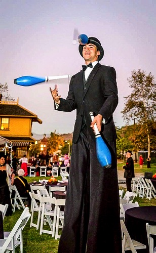 Formal Stilt Juggle